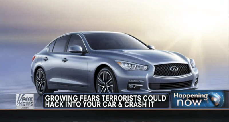 Illustration for article titled Fox News Says Car Hacking Will Lead To ‘Al Qaeda Behind The Wheel’